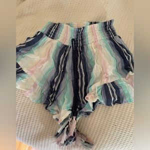 Surf Gypsy shorts easy to throw on over a bathing suit, never worn